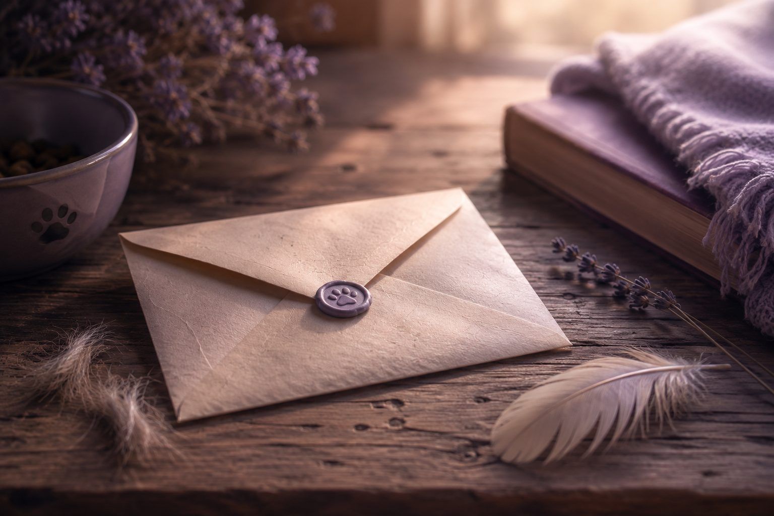 Illustration d'un message animal reçu lors d'une séance de communication animale.